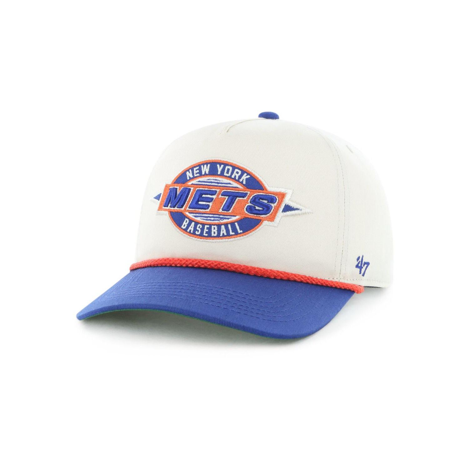 Men's Natural/Royal New York Mets Frame Out Hitch Adjustable Hat