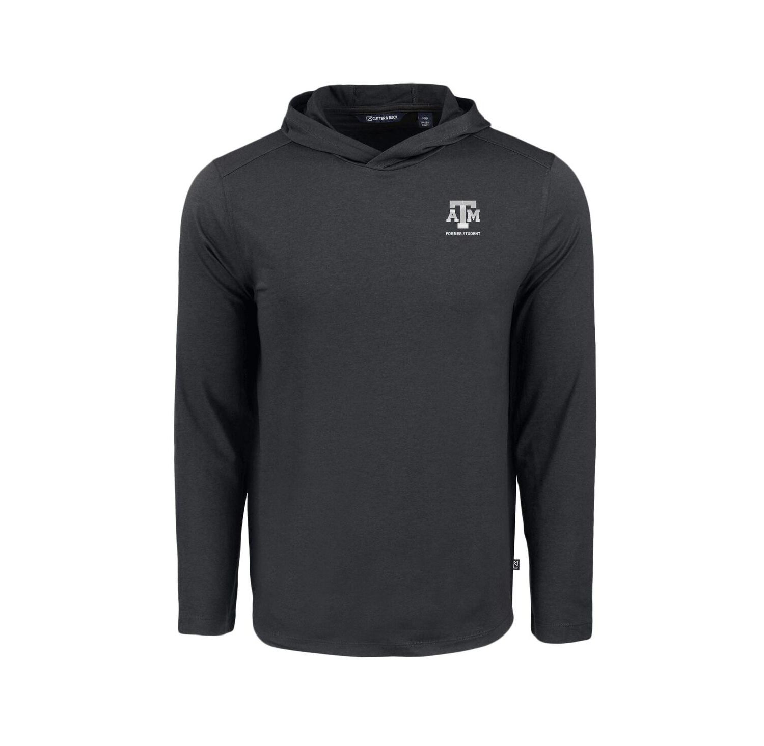 Men's Black Texas A&M Aggies Coastline Epic Comfort Eco Long Sleeve Hoodie T-Shirt