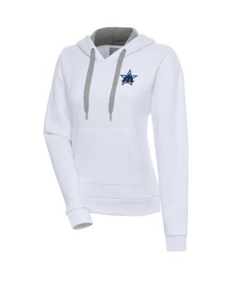 Women's White Seattle Mariners Cooperstown Victory Pullover Hoodie