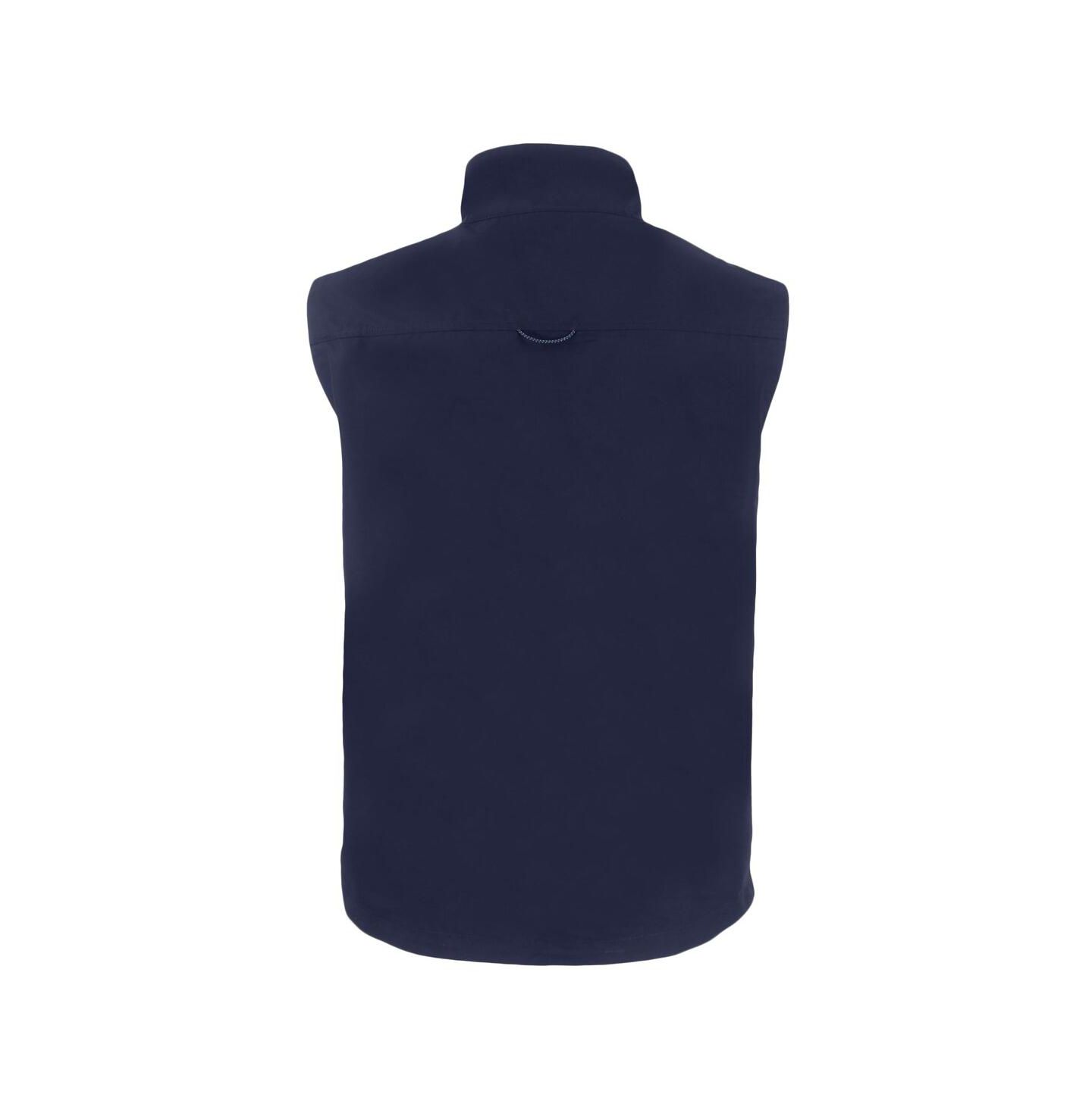Мужской жилет Cutter & Buck Navy St. John's Red Storm Charter Eco Full-Zip Vest — фото 2