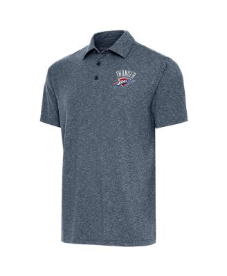 Men's Heather Navy Oklahoma City Thunder Par Polo Shirt