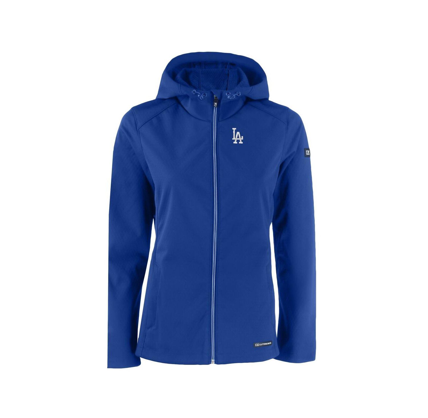Women's Royal Los Angeles Dodgers Evoke Eco Softshell Full-Zip Jacket