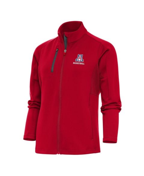 Женские куртки Antigua Women's Red Arizona Wildcats Basketball Generation Full-Zip Jacket