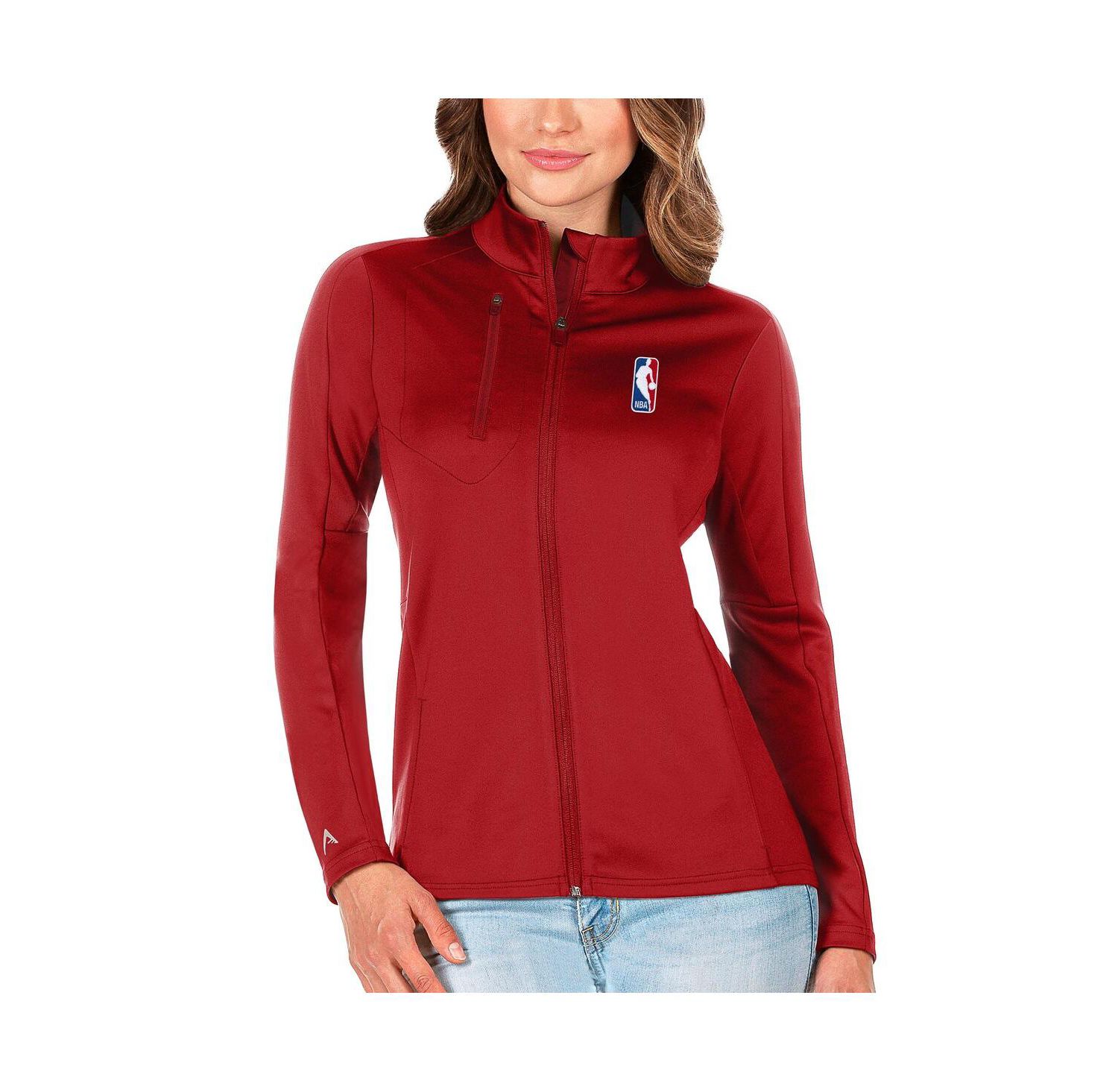 Women's Red NBA Logoman Generation Full-Zip Jacket