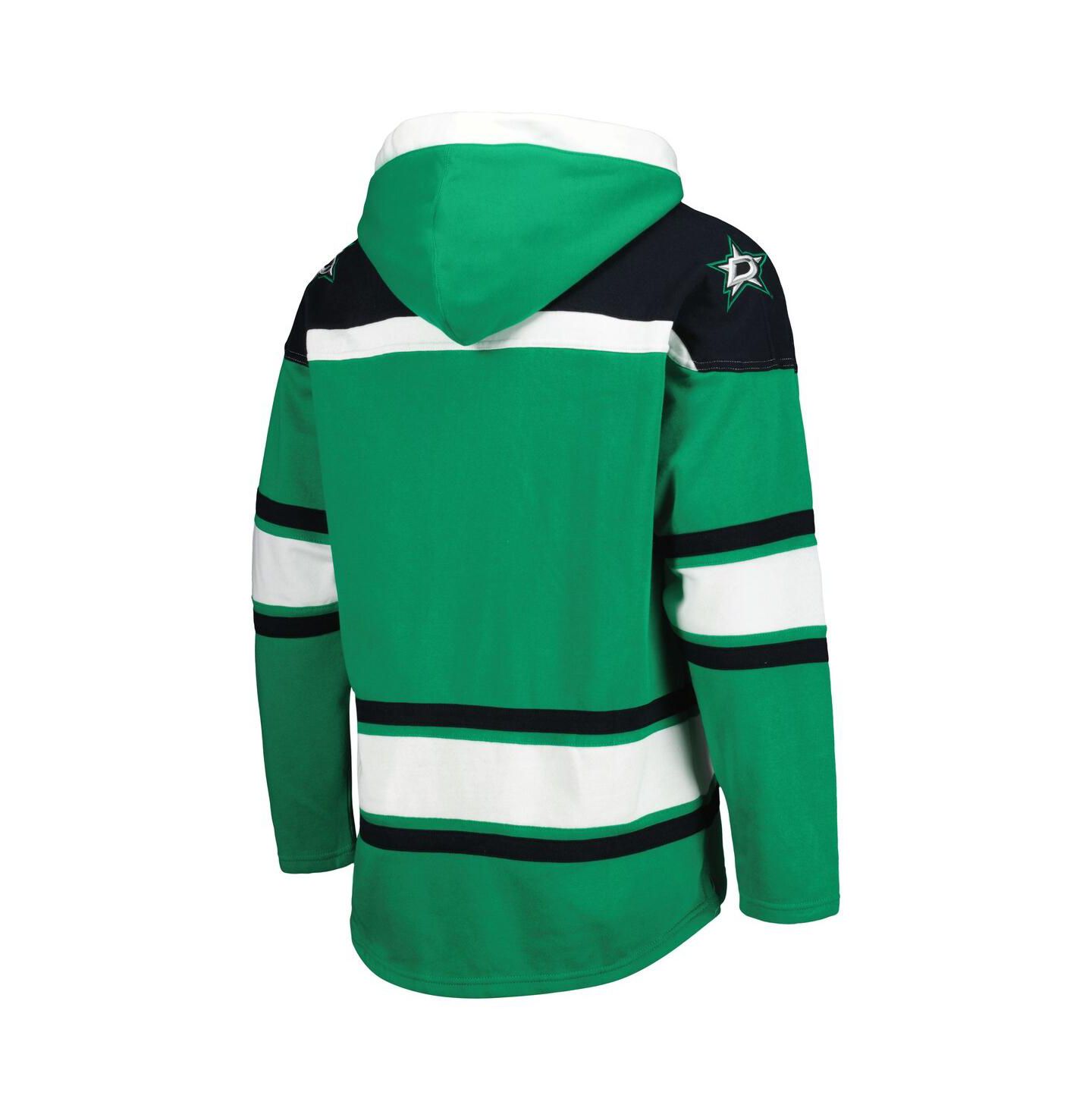 Мужское худи '47 Brand Kelly Green Dallas Stars Superior Lacer — фото 3