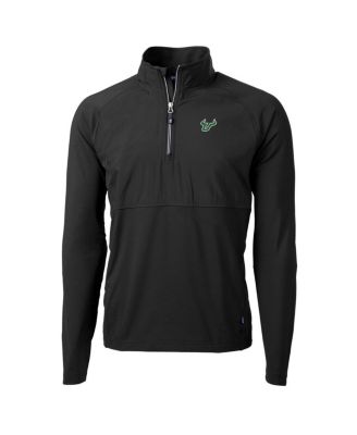 Men's Black South Florida Bulls Adapt Eco Knit Hybrid Quarter-Zip Pullover