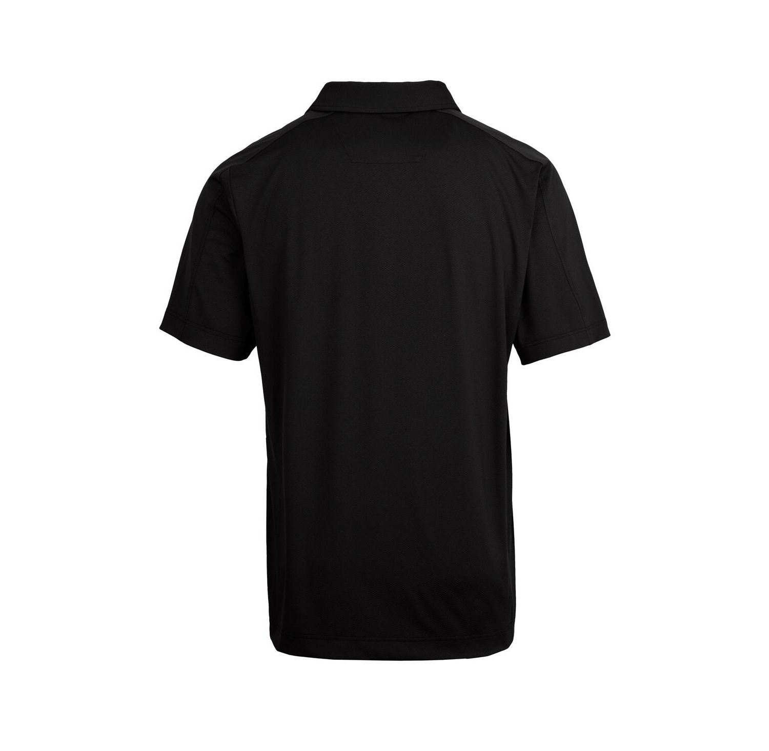 Men's Black Los Angeles Dodgers Prospect Textured Stretch Big & Tall Polo Shirt