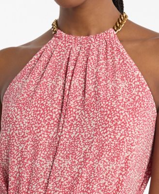 short halter dress casual Short Homecoming Dress, Satin Homecoming Dress, Halter Homecoming Dres –  Dairy Bridal main image 0