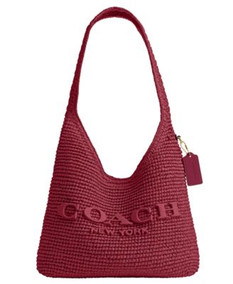 Brooklyn Medium Straw Shoulder Handbag 28