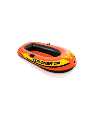 Explorer Inflatable Boat Dual Air Chambers Welded Oar Locks