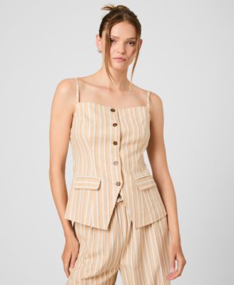 Women's Sleeveless Tailored Top