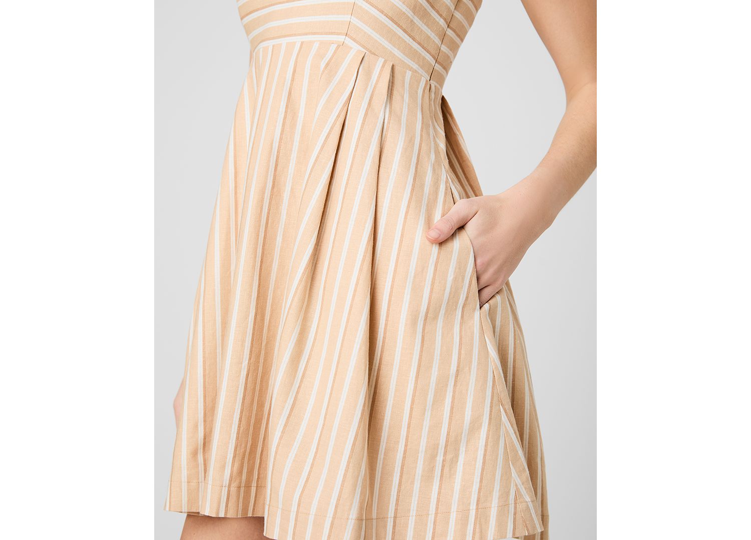 Women's Square Neck Babydoll Mini Dress