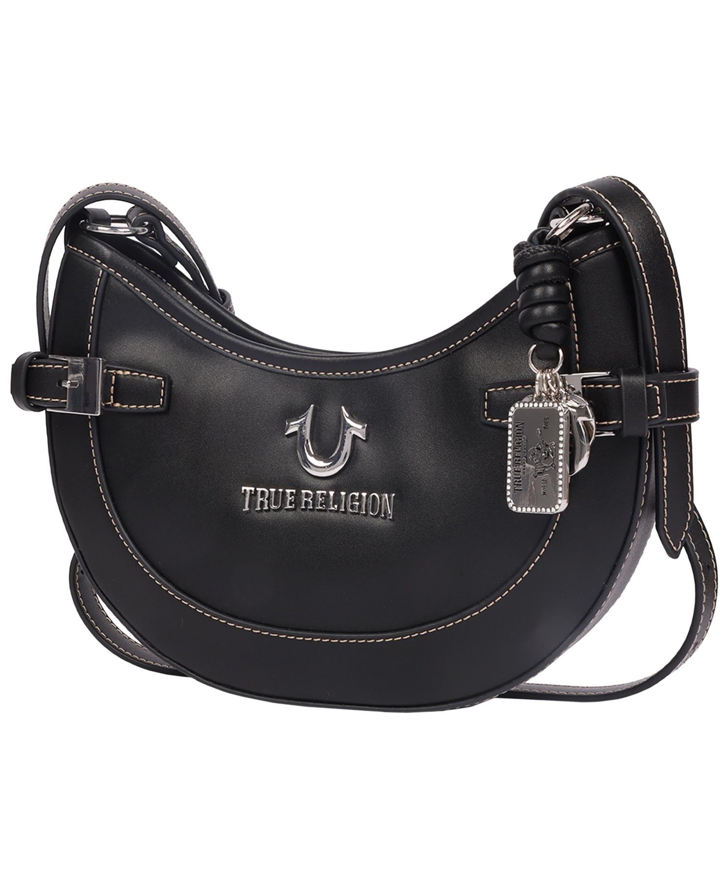 Multi-Strap Denim Shoulder Bag