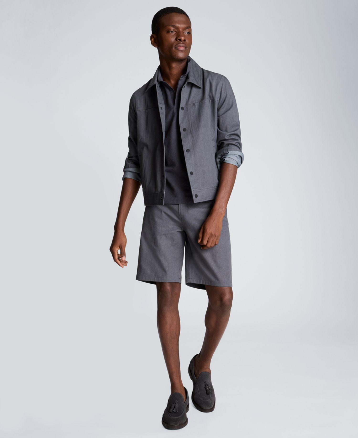 Men's 8" Washed Denim Shorts