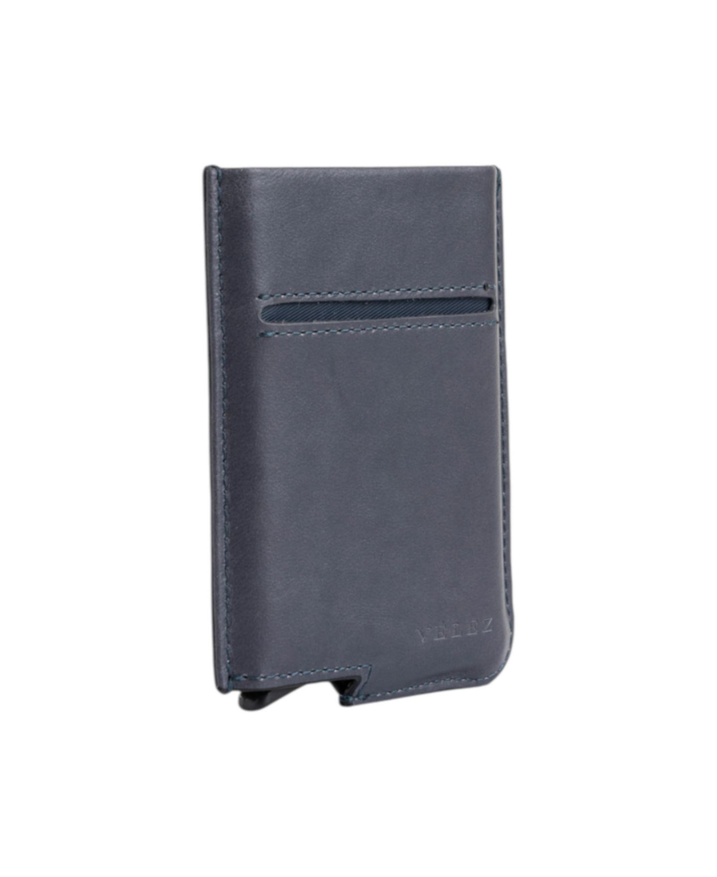 Мужской кошелёк Velez Leather Mini wallet Document Holder, цвет: Синий — фото 2