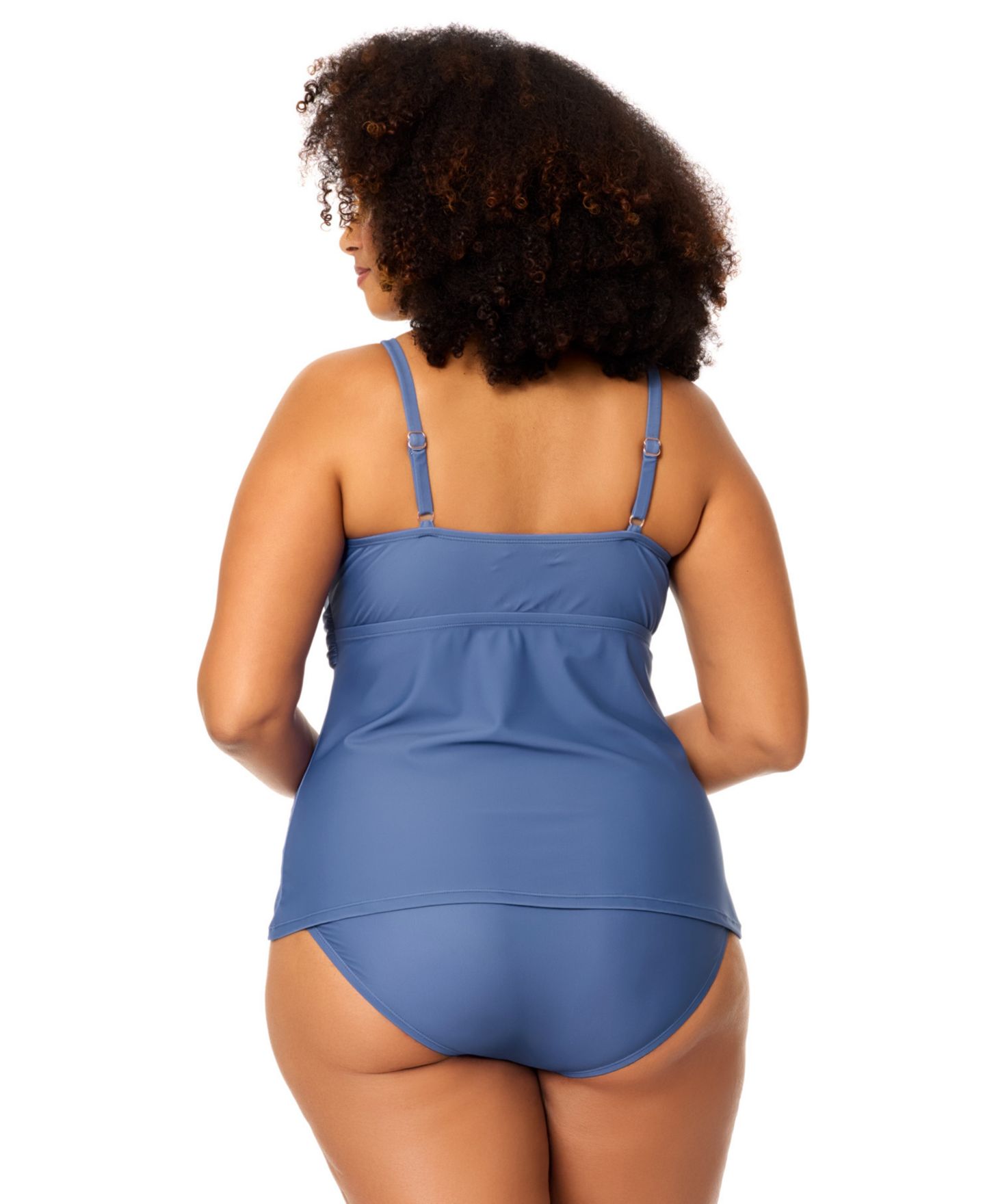 Верх бикини Tankini, на косточках — Raisins Curve, цвет: Сланцевый синий — фото 2