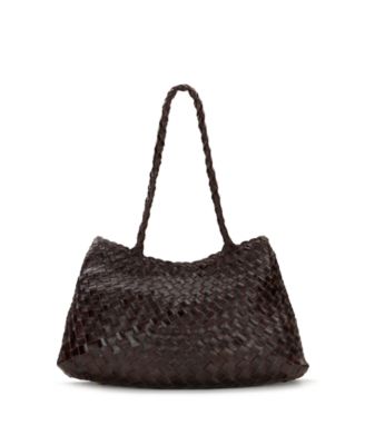 Patricia Nash Cheri Large Woven Leather Satchel Handbag - Macy's