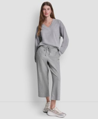 Women's Metallic Bubble Logo Crop Pants