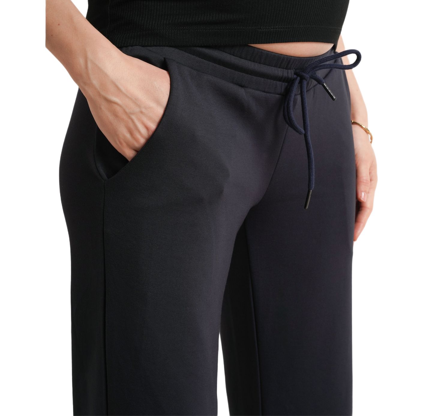 Женские брюки NOM Maternity NOM Naomi Lounge Pant, цвет: Тёмно-синий — фото 3