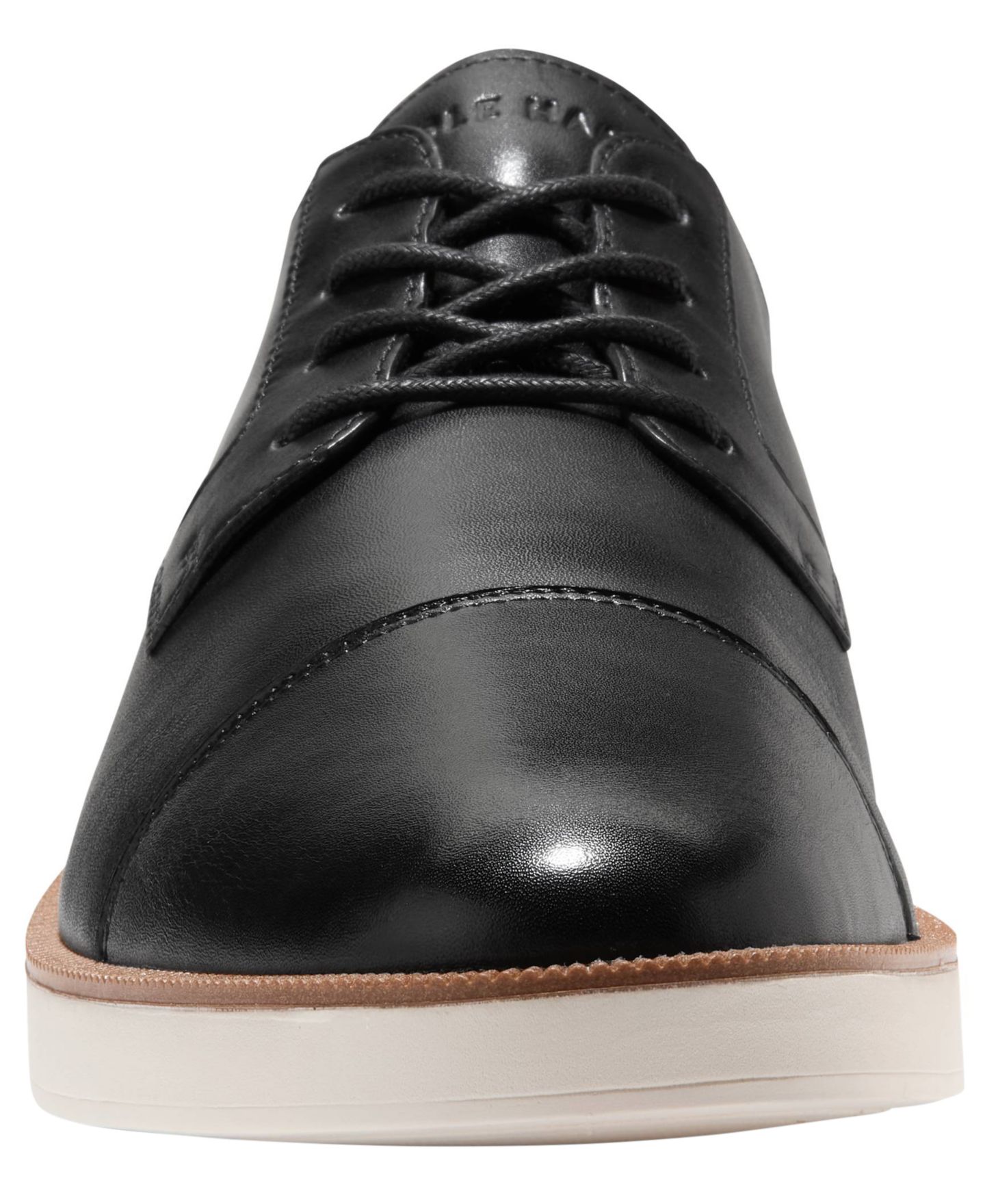 Мужские туфли Cole Haan Cole Hann Davidson Grand Cap-Toe Oxford, цвет: Чёрный, вариант 1 — фото 5