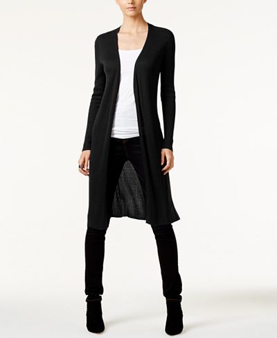INC International Concepts Ribbed Duster Cardigan, Only at Macy's ...