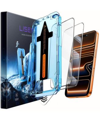 2 Pack Screen Protector for iPhone 17 Pro Max/16 Pro Max, 9H Tempered Glass with Easy Install Tray, Bubble-Free HD Clear Protective Film