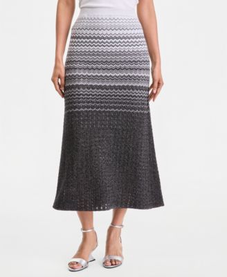 Women's Ombre Sweater Skirt
