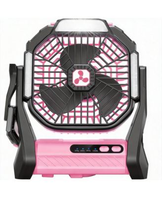 Portable Rechargeable Fan LED Lantern USB Outdoor Camping Emergency 20000mAh