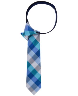 Big Boys All-Over Buffalo Grid Zipper Tie