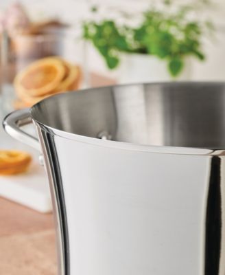 Nouvelle Copper Stainless Steel 6.5-Qt. Stockpot with Lid, Macy's Exclusive