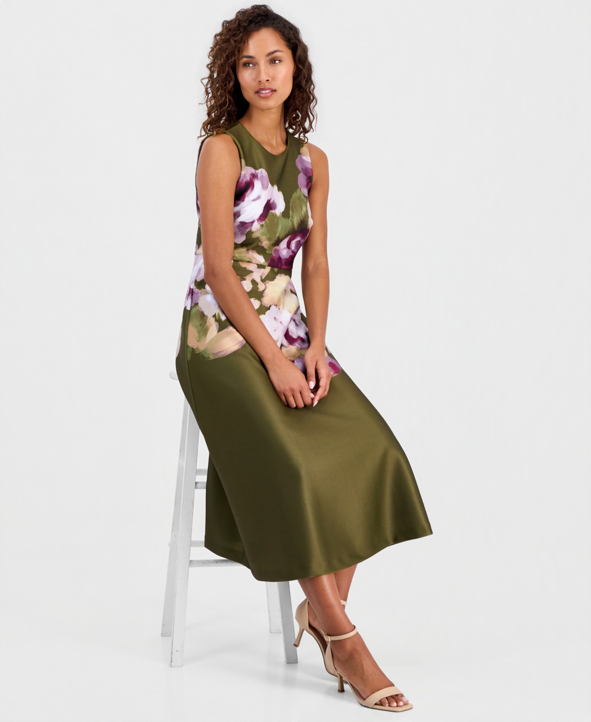 Женские платья Anne Klein Women's A-Line Midi Dress — фото 4