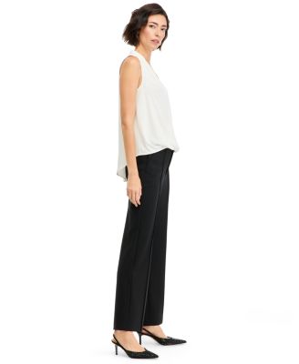women's dress knee length Classy Knee-Length Career Dress: Poly USA 8526 Navy / XSmall model: 22145 main image 0
