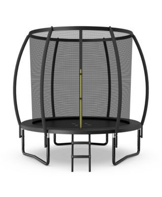 12FT Recreational Trampoline w/ Ladder Enclosure Net Safety Pad Outdoor