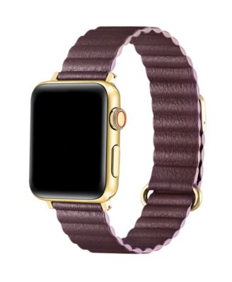 Dakota Faux Leather Band for Apple Watch