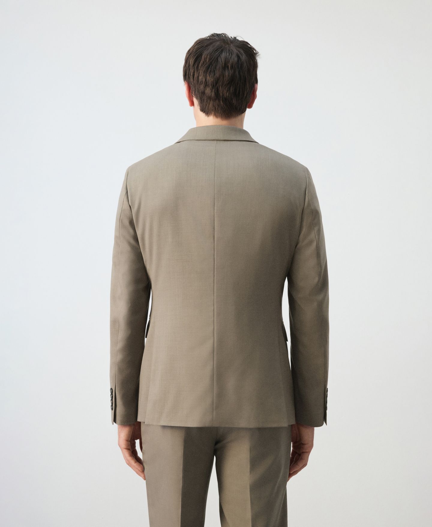 Мужской пиджак MANGO Turin Suit Blazer, цвет: Средний коричневый — фото 3