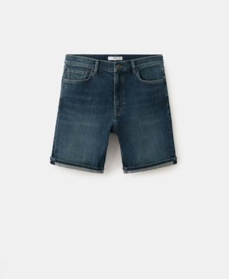 Men's Slim-Fit Denim 9.45" Bermuda Shorts