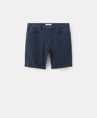 Men's Slim-Fit Denim 9.45" Bermuda Shorts