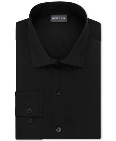 Kenneth Cole Reaction Men's Tall Slim-Fit Techni-Cole Stretch Performance Dress Shirt