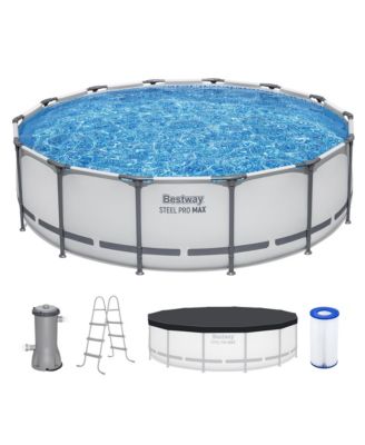 Steel Pro MAX 14' x 42" Above Ground Outdoor Swimming Pool Set