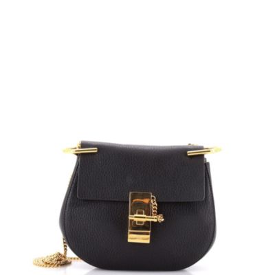Mini Drew Crossbody Bag Leather