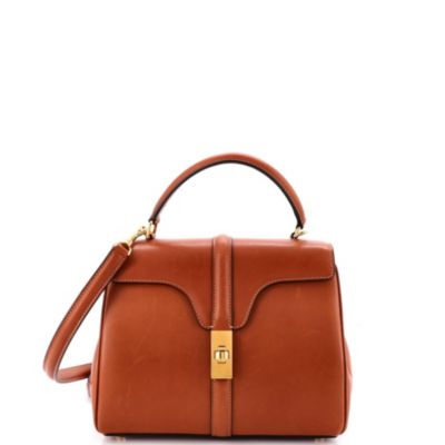 Small 16 Top Handle Bag Smooth Calfskin