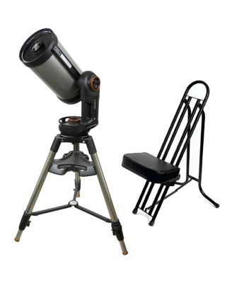 NexStar Evolution 9.25" Schmidt-Cassegrain Telescope, Bundle with Heavy Duty 2-Section Aluminum Tripod and Astronomy Chair