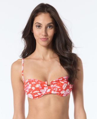 Women's Ruched Bikini Swim Bikini Top