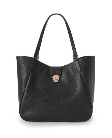 Женская сумка Brahmin Aliza Basel Large Leather Tote Handbag, цвет: Чёрный