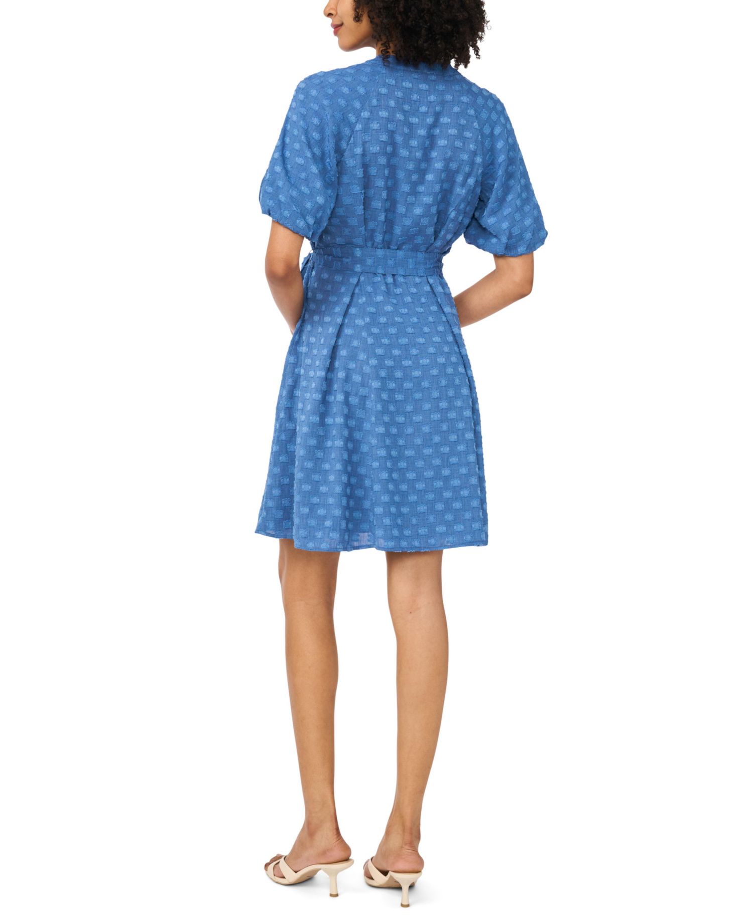 Women's Puff-Sleeve Mini Dress