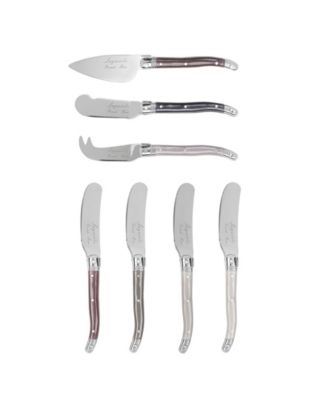 Warm Spice Laguiole Cheese 7-Pc. Knife Spreader Set