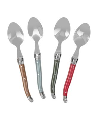 Laguiole Holly Berry Coffee Spoons, Set of 4