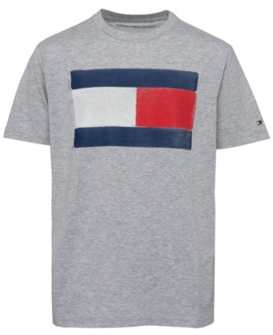 image of Tommy Hilfiger Little Boys Tommy Flag Graphic-Print T-Shirt