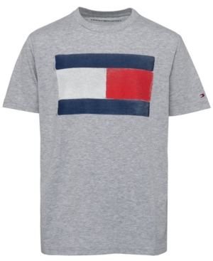 Tommy Hilfiger Little Boys Tommy Flag Graphic-Print T-Shirt