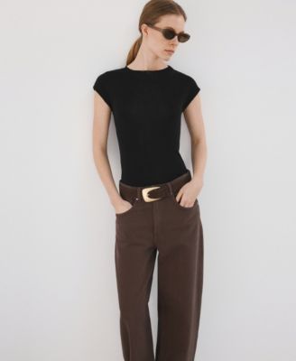Women's Cut-Out Back Lyocell Sweater